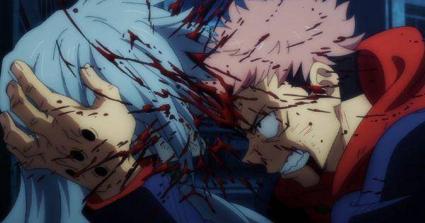 Yuji menanduk Mahito ( Dok. Mappa / Jujutsu Kaisen )