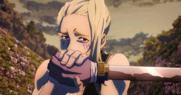 Haruta memegang pedang buatan Juzo ( Dok. Mappa / Jujutsu Kaisen )