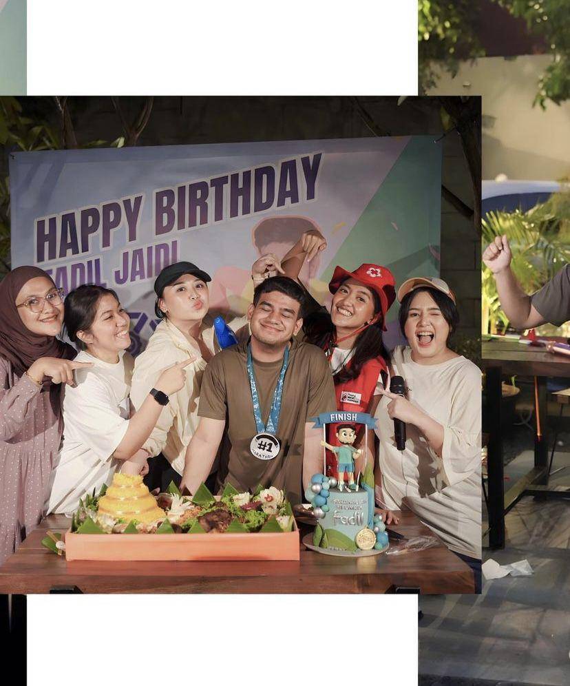 pesta ulang tahun Fadil Jaidi ke-29 (instagram.com/clarissaputri_)