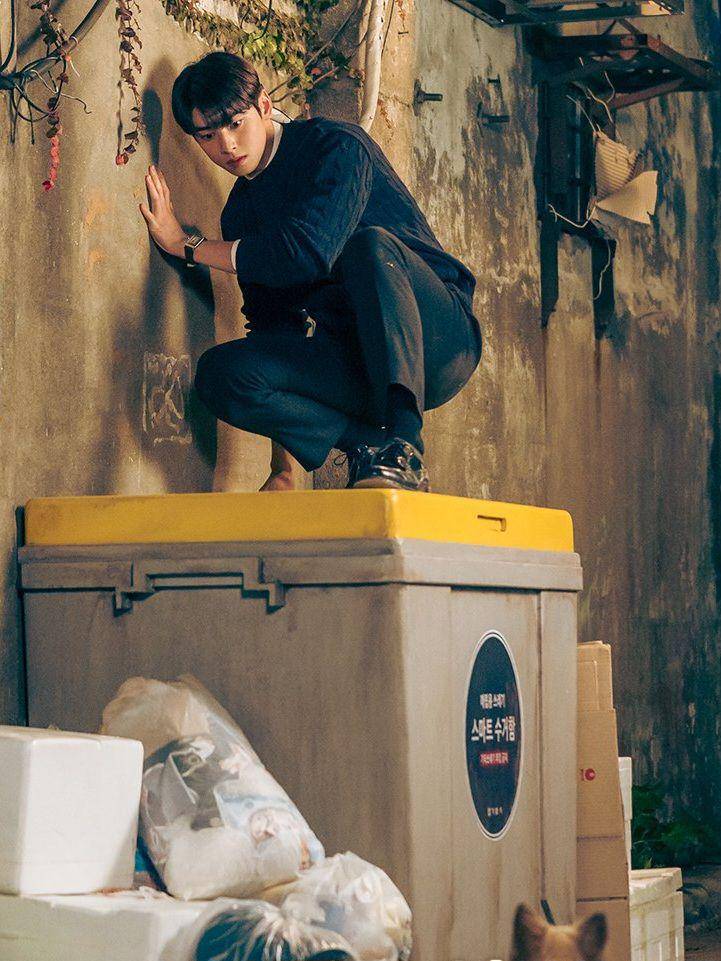 Jin Seo Won ketakutan parah saat melihat anjing. (instagram/mbdrama_now)