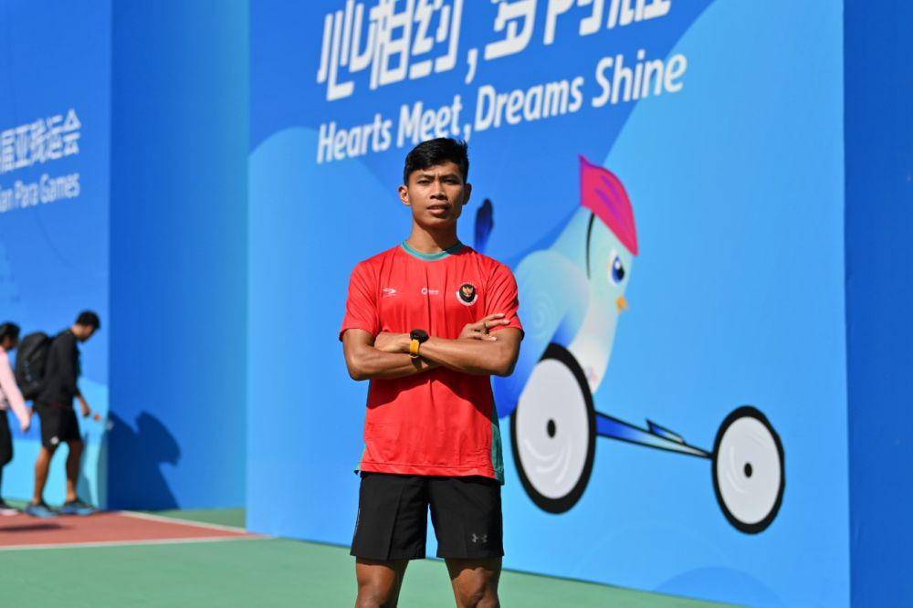 Tim para-atletik Indonesia di Asian Para Games 2022 Hangzhou (dok. NPC Indonesia)