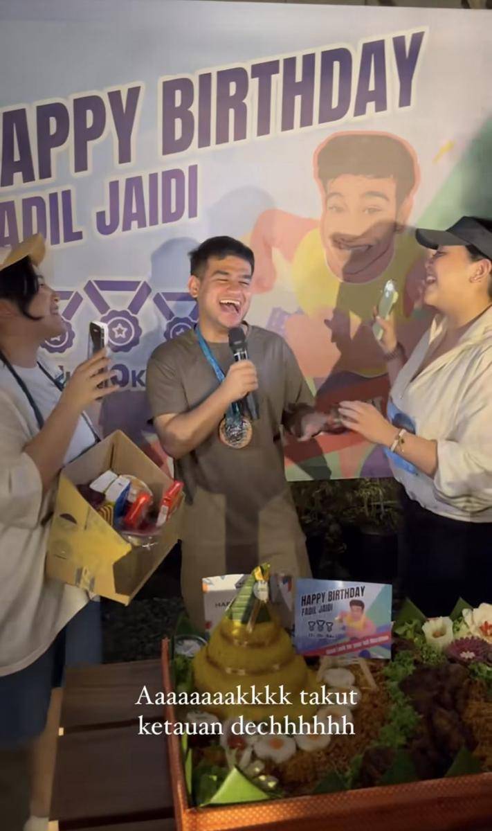 pesta ulang tahun Fadil Jaidi ke-29 (instagram.com/meidianaw)