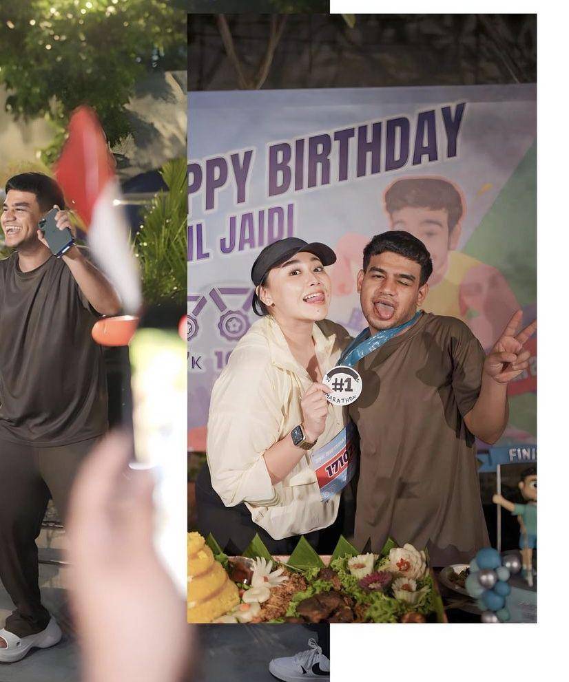 pesta ulang tahun Fadil Jaidi ke-29 (instagram.com/clarissaputri_)