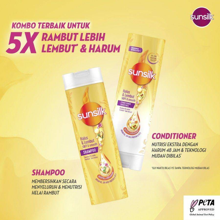 Sunsilk Shampoo Soft & Smooth Activ-Infusion (tokopedia.com/unilever)