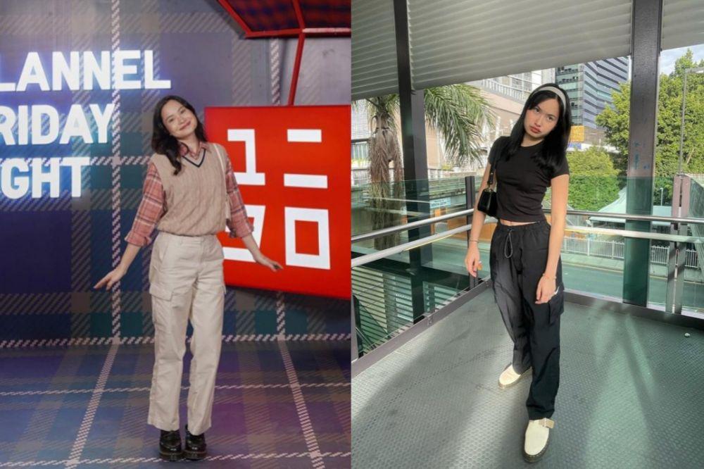 10 OOTD Kasual nan Chic ala Satine Zaneta dengan Celana Longgar