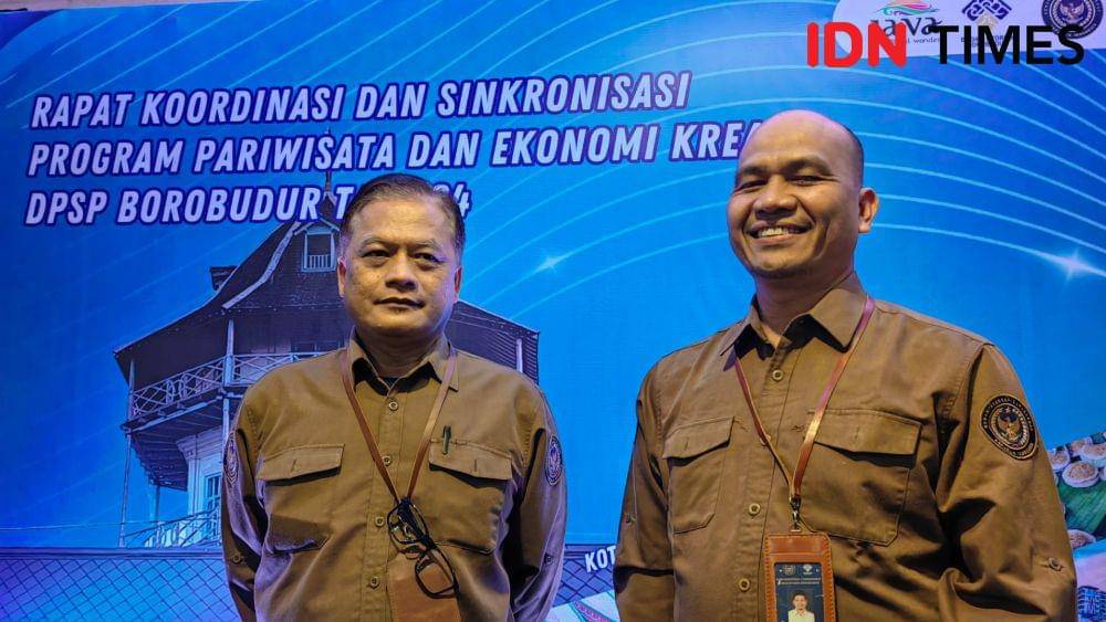 Direktur Utama Badan Pelaksana Otorita Borobudur (BOB) Kemenparekraf Agustin Peranginangin (kanan). (IDN Times/Larasati Rey)