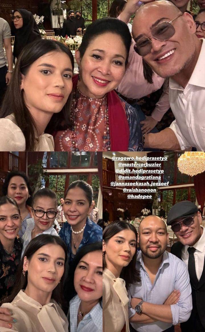 Deddy corbuzier hadiri ulang tahun Prabowo (Instagram.com/sabrinachairunnisa_)