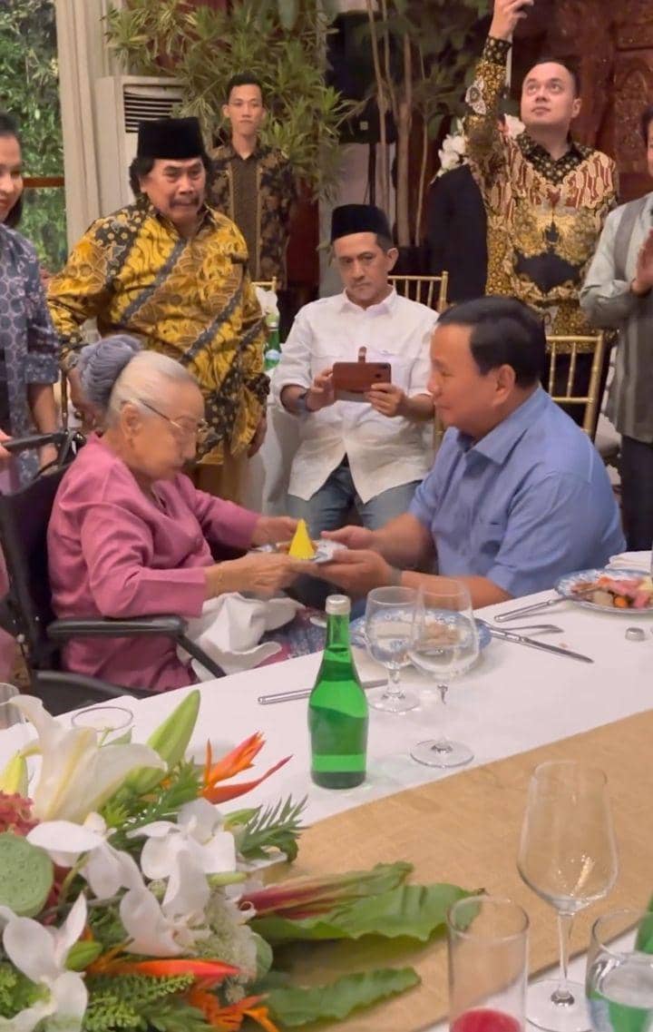 Deddy corbuzier hadiri ulang tahun Prabowo (Instagram.com/mastercorbuzier)