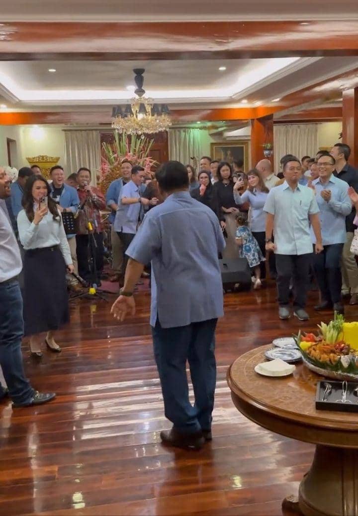 Deddy corbuzier hadiri ulang tahun Prabowo (Instagram.com/mastercorbuzier)