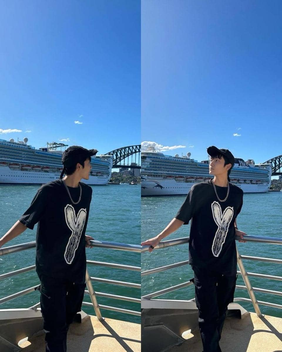 OOTD liburan ala Kevin THE BOYZ (instagram.com/official_theboyz)