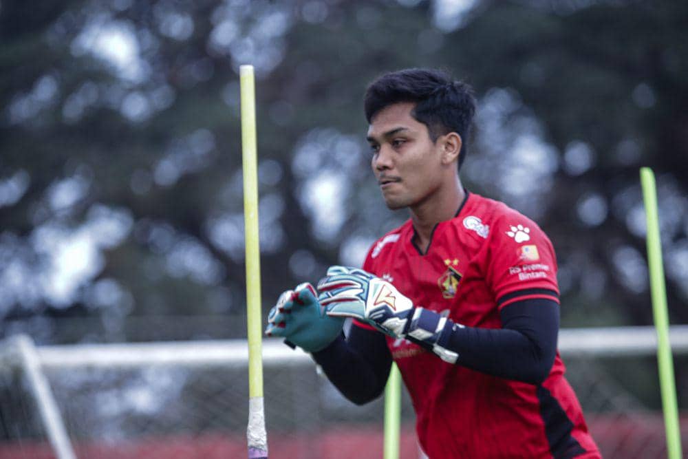Miswar Saputra saat berlatih bersama Persik Kediri. IDN Times/ istmewa
