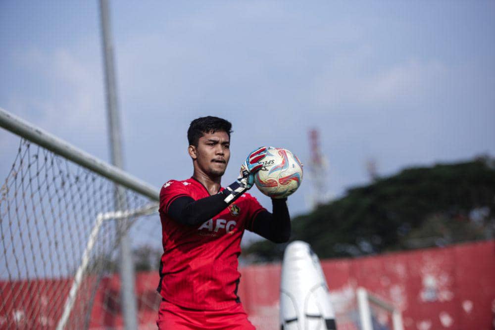 Miswar Saputra saat berlatih bersama Persik Kediri. IDN Times/ istmewa