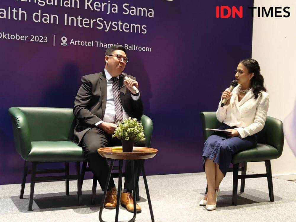 Peter James Rampengan, Chief Sales and Marketing BitHealth (IDN Times/Fatkhur Rozi)