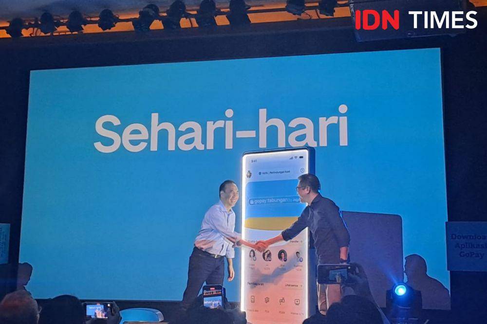 GoPay Tabungan by Jago resmi diluncurkan Rabu (18/10/2023). (IDN Times/Triyan)