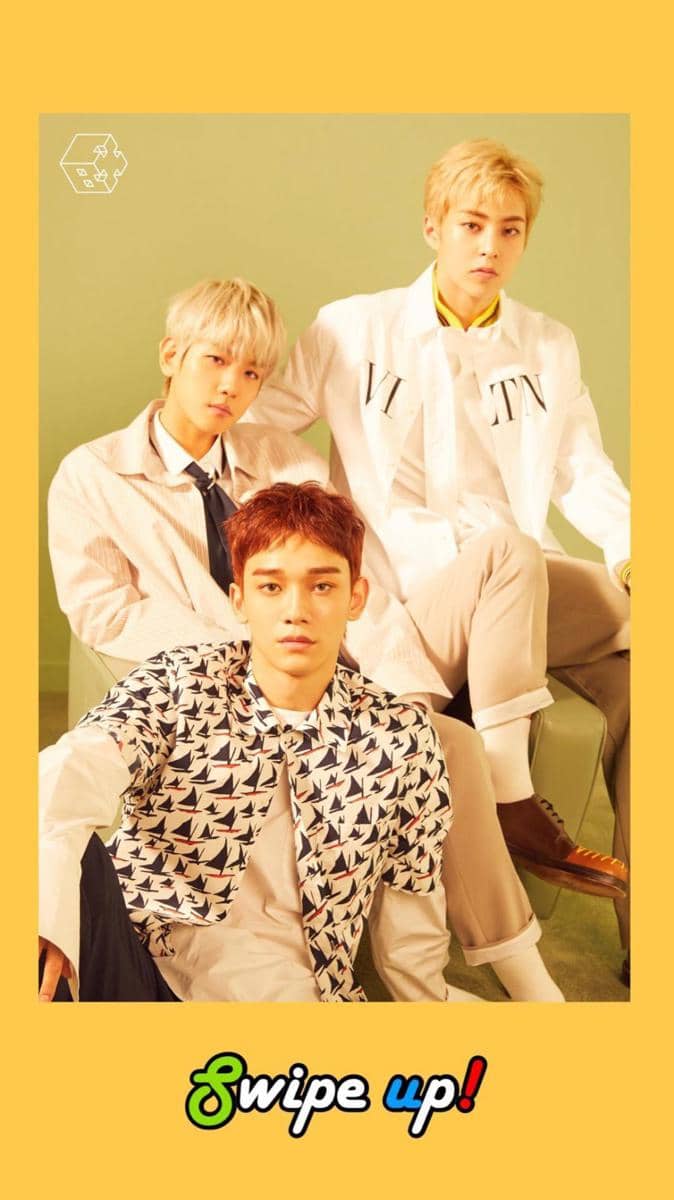 potret Chen, Baek Hyun, Xiu Min (CBX) (instagram.com/weareone.exo)
