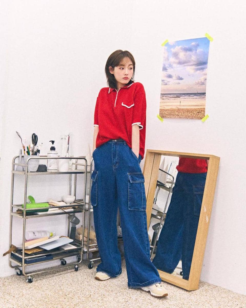 referensi outfit santai ala Lee Yoo Mi (instagram.com/leeyoum262)