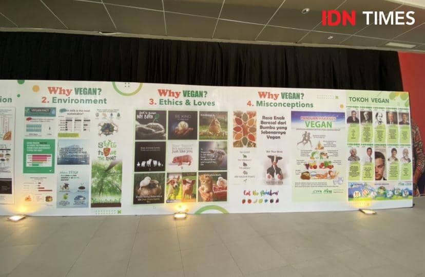 IVS dan VSI Sumut menggelar acara bertajuk Medan Vegan Festival di Riva Park, Deli Park (IDN Times/Indah Permata Sari)