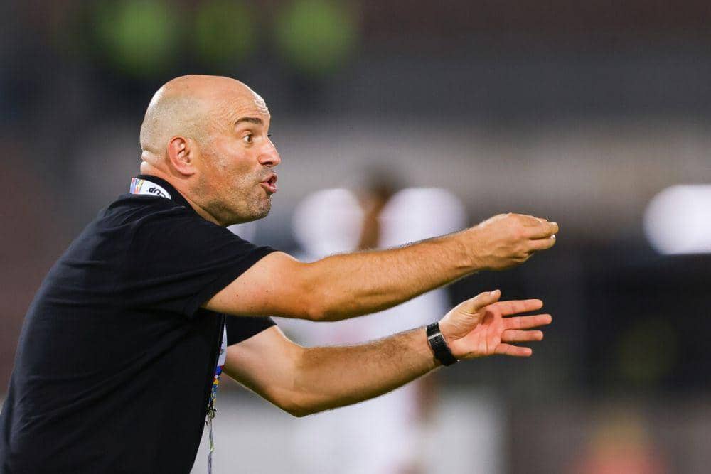 Pelatih PSM Makassar Bernardo Tavares dalam laga Grup H AFC Cup 2022 kontra Tampines Rovers di KLFA Stadium Kuala Lumpur, Senin 27 Juni 2022. (the-afc.com)