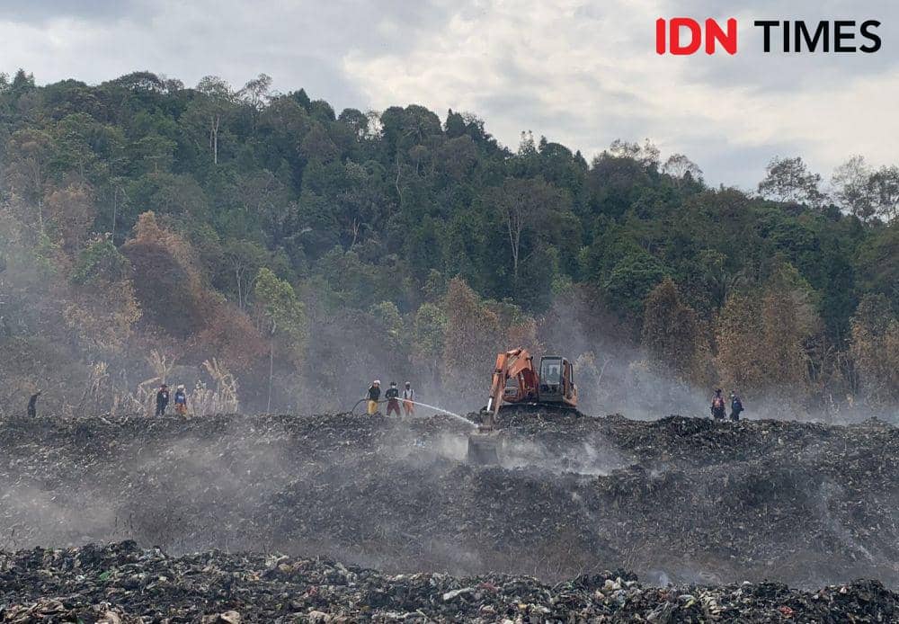 Begini Upaya Pemulihan TPA Bakung Setelah 5.000 Ton Sampah Terbakar