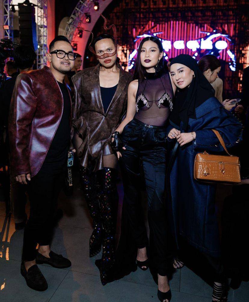 potret artis jadi model di acara fashion show Harry Halim (instagram.com/wanda_haraa)
