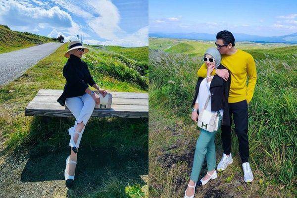 Syahrini di Kyushu (Instagram.com/princessyahrini)