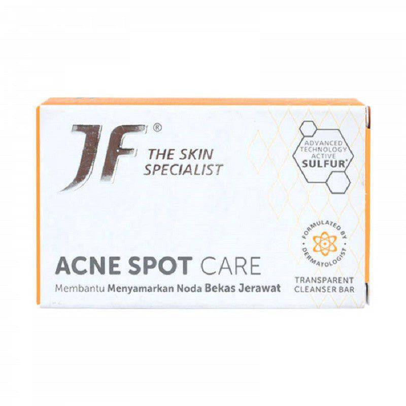 JF Acne Spot Care Transparent Cleanser Bar. (dok. Shopee/Viva Apotek Authorized Store Malang)