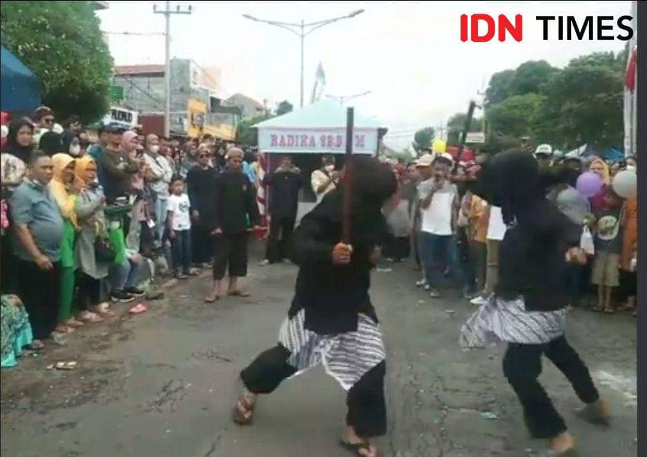 Inin Nastain (IDN Times)/ salah satu seni beladiri Majalengka