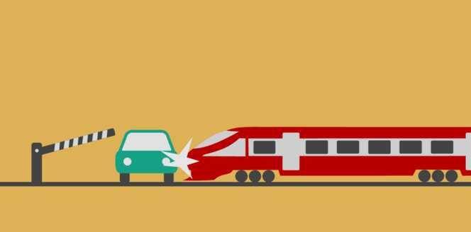 Ilustrasi kecelakaan kereta api dan mobil. (IDN Times/istimewa)