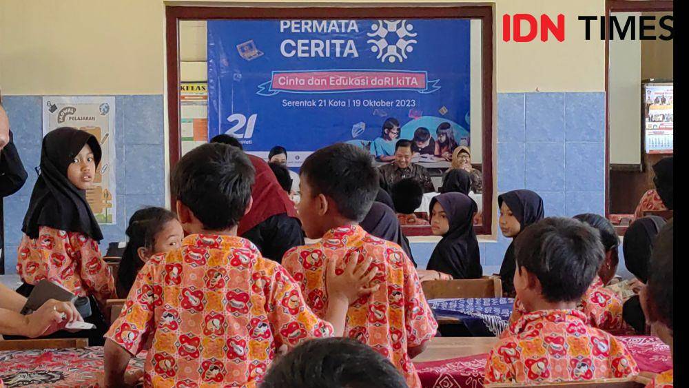 Literasi keuangan dalam program CERITA di SD N 2 Trangsan Sukoharjo. (IDN Times/Larasati Rey)