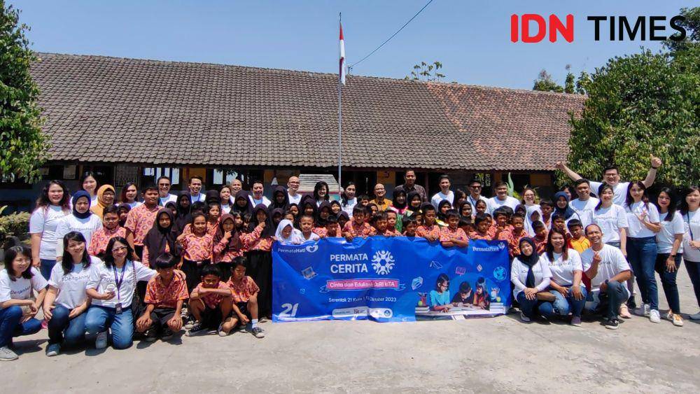 Literasi keuangan dalam program CERITA di SD N 2 Trangsan Sukoharjo. (IDN Times/Larasati Rey)
