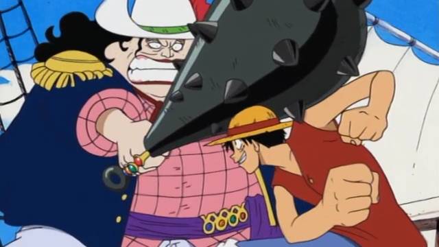 Monkey D Luffy vs. Alvida (dok. Toei Animation/One Piece)