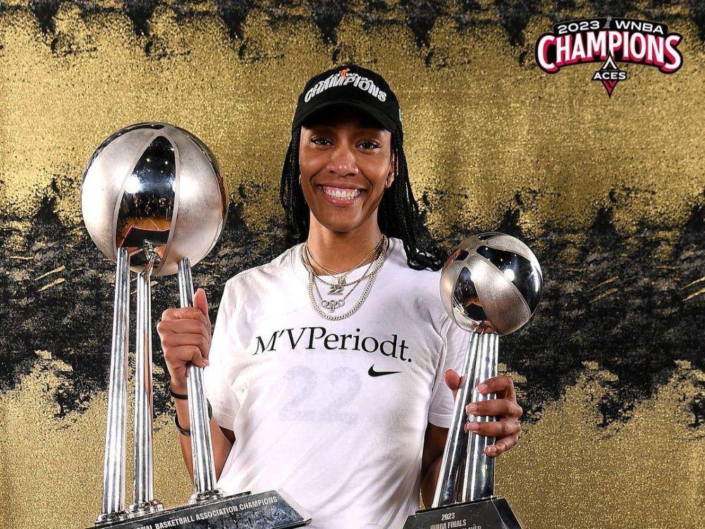 A'ja Wilson meraih MVP Final WNBA 2023 (instagram.com/lvaces)