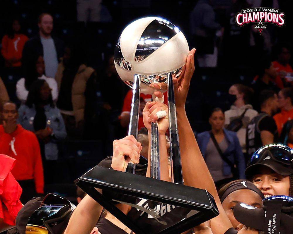 Trofi WNBA 2023 (instagram.com/lvaces)