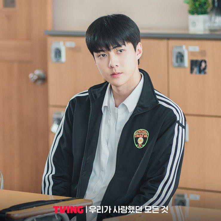 Sehun EXO dalam drama All That We Loved (dok. TVING/All That We Loved)