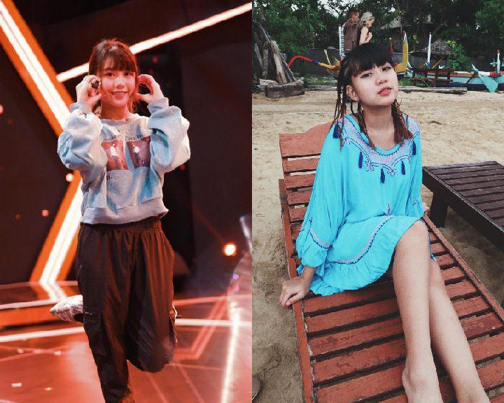 9 Referensi Outfit Nuansa Biru ala Ghea Indrawari yang Eye Catching