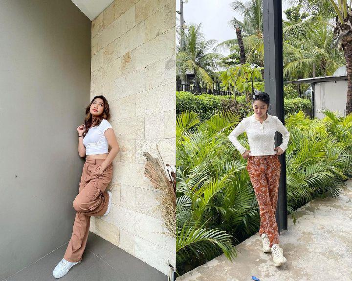 8 Ide Padu Padan Atasan Putih ala Chandrika Chika, Simpel dan Chic!