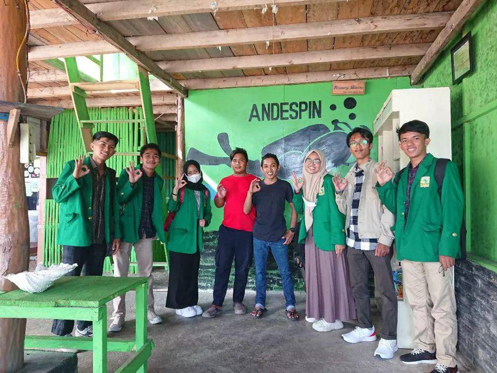 Andespin dan Mahasiswa Universitas Andalas (instagram.com/andespindeepwestsumatera)