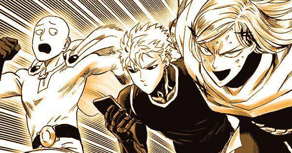 Trio hero bergerak ke lokasi monster ( Dok. tonarioyj.jp/One Punch Man )