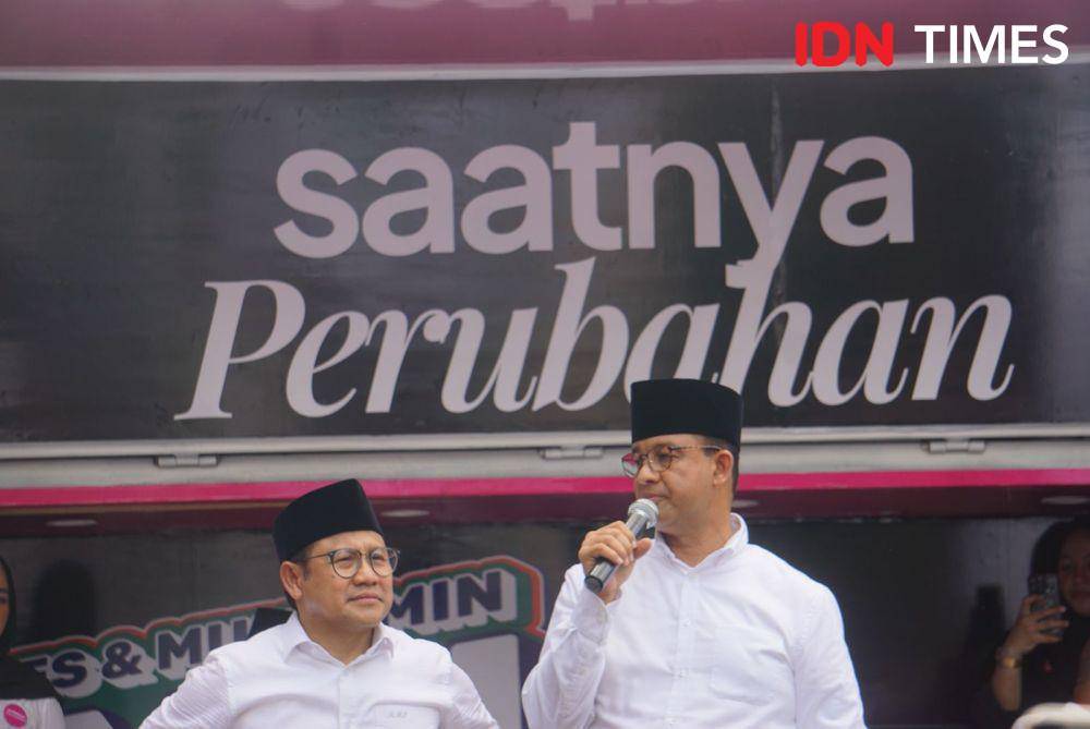 Anies Baswedan dan Muhaimin Iskandar (Amin) (IDN Times/Aryodamar)