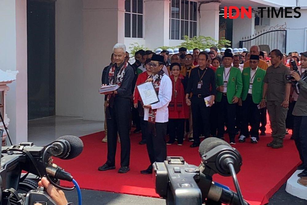 Lagu Kikan Cokelat Ramaikan Pendaftaran Capres-Cawapres di KPU