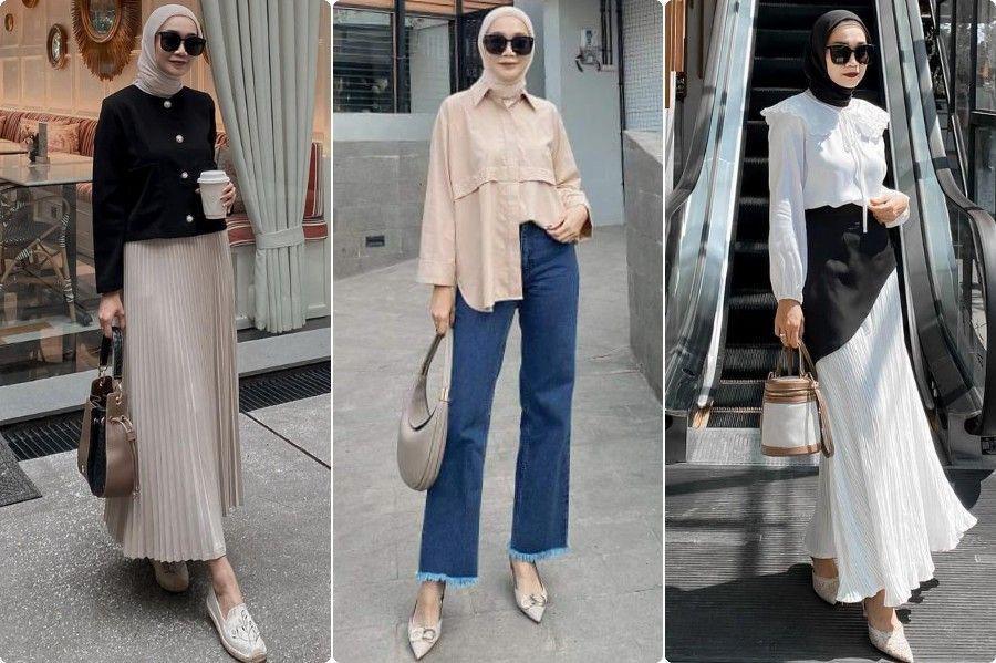 7 Office Look Pakai Hand Bag ala Uwie Mariska, Makin Percaya Diri