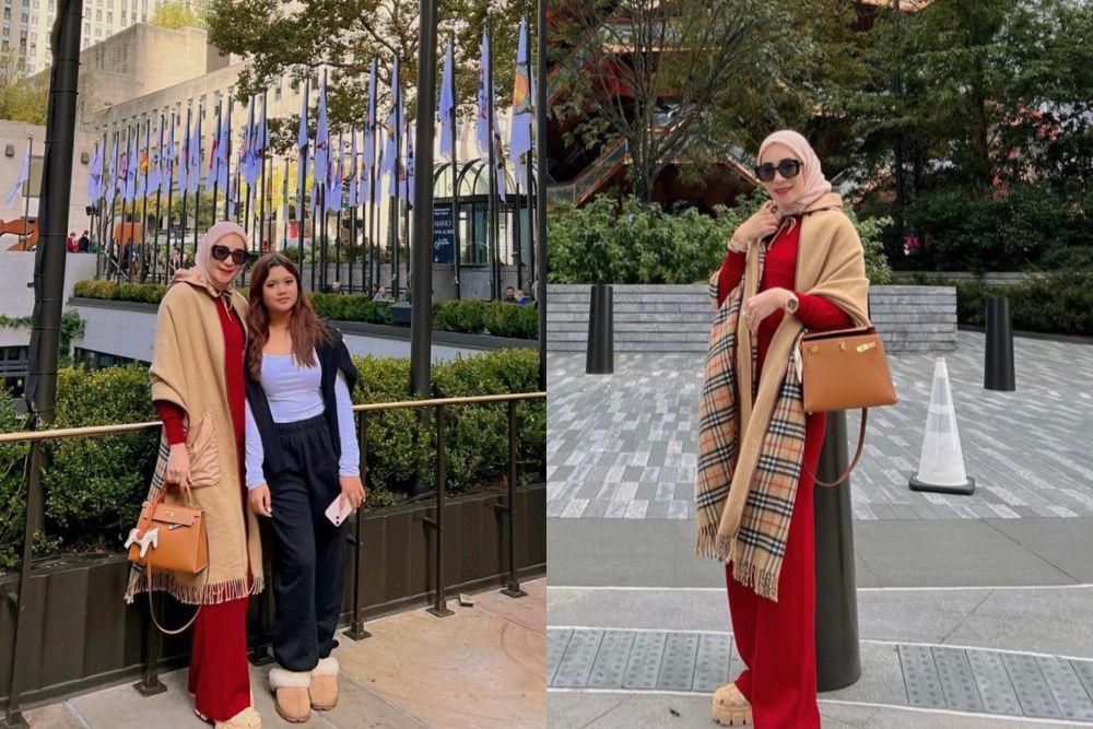 8 Momen Liburan Erin Taulany di New York, Sambil Rayakan Ultah Arlova!