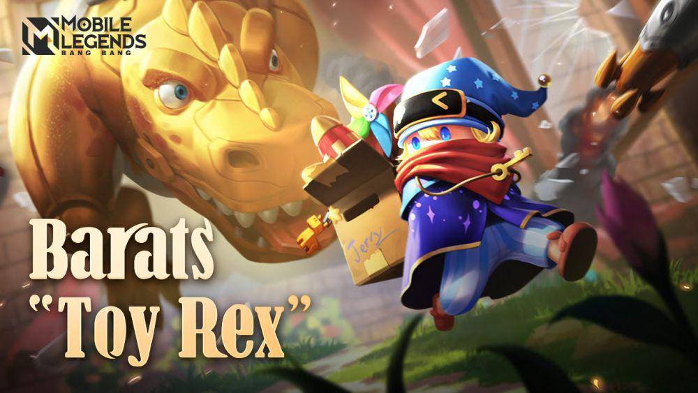 tampilan skin Barats Toy Rex (dok. Moonton/Mobile Legends)