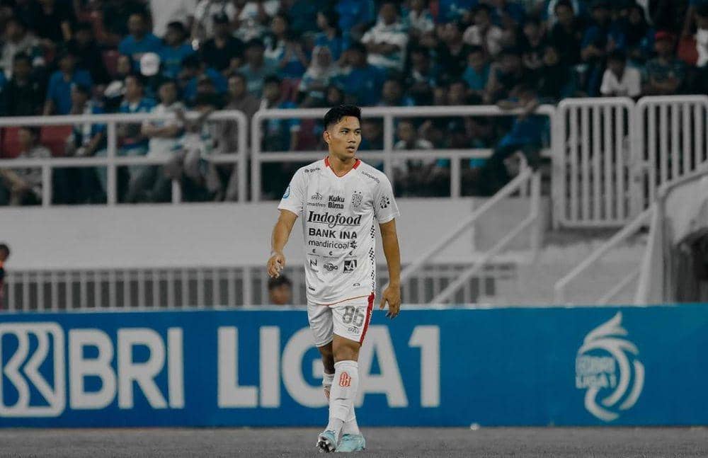 Tegar Infantrie saat menghadapi PSIS Semarang. (Instagram.com/tegarinfantries)