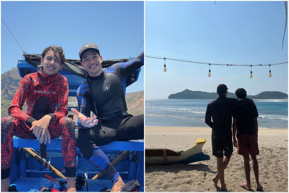 9 Potret Andrew White Ajak Jason Spearfishing di Sumbawa