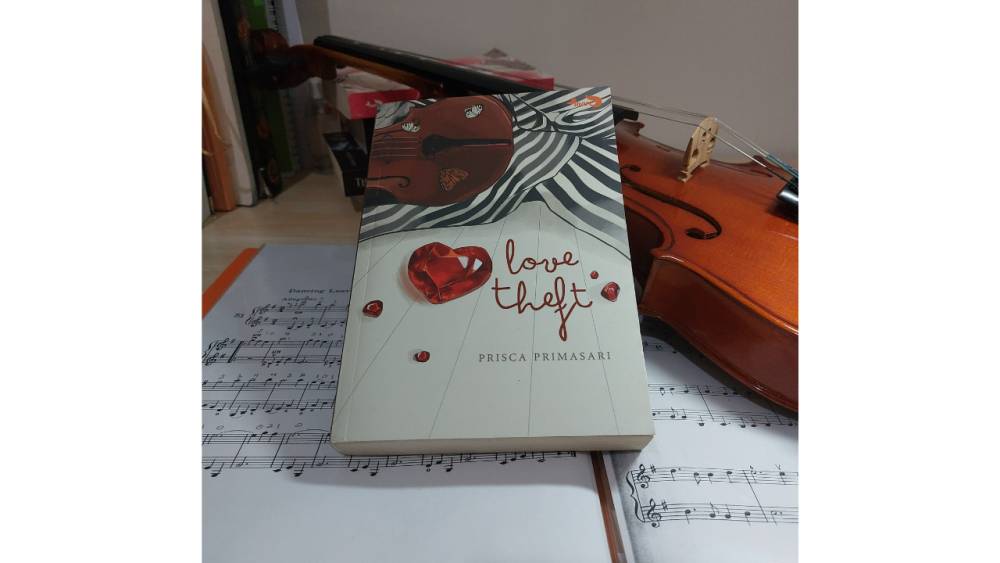 ilustrasi novel love theft (dok. pribadi/Fira Yultiara)