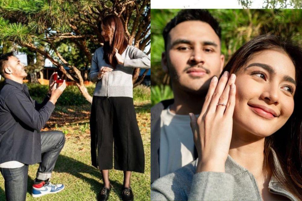 7 Momen Romantis Debi Sagita dan Marco Ivanos, Lamaran saat Liburan