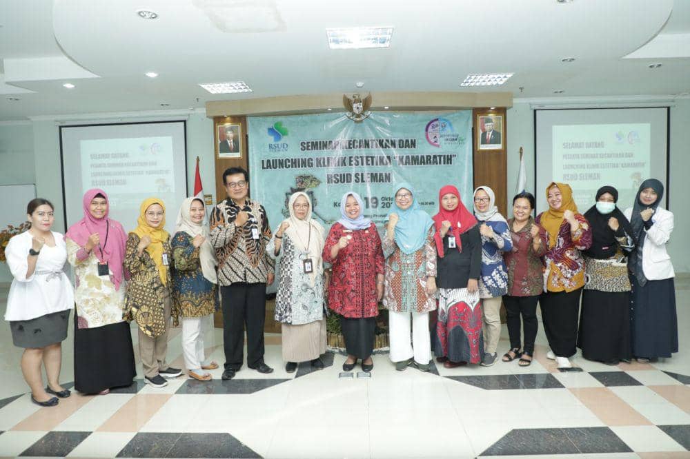 Peresmian klinik kecantikan di RSUD Sleman. (Dok. Istimewa)
