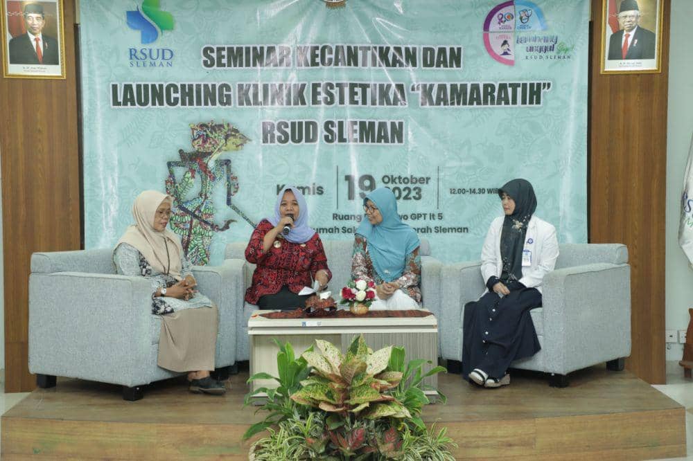 Peresmian klinik kecantikan di RSUD Sleman. (Dok. Istimewa)