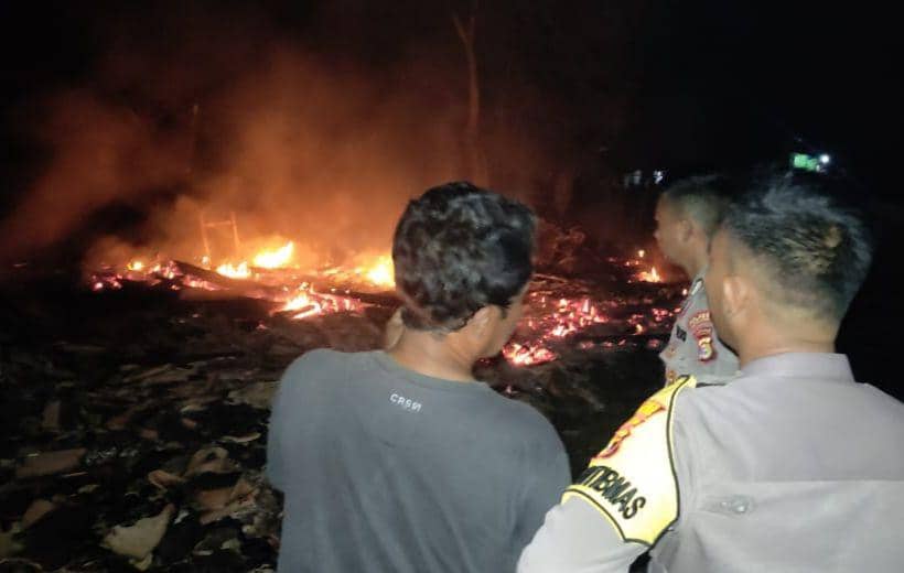 Kebakaran Rumah Warga di Lampura, 1 Korban Tewas saat Tertidur Pulas